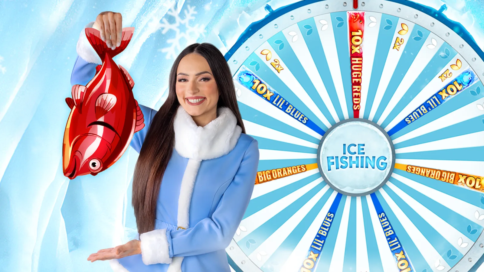 Segmenti bonus sulla ruota Ice Fishing